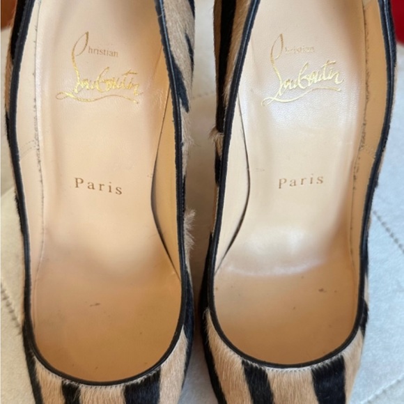 Christian Louboutin Animal Print Heels - Picture 2 of 8